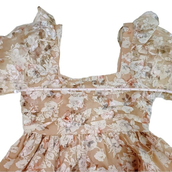 En Saison Chaumont Mini Dress Peach - Picture 11 of 12